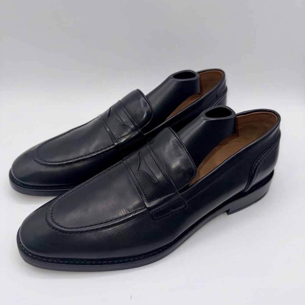 Allen Edmonds Eli Penny Loafer Men's Size 9 D Black Leather